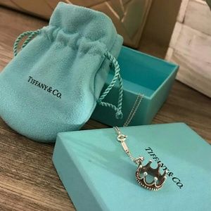 Beautiful Tiffany& Co necklace crown .